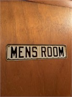 Vintage Metal Restroom Signs