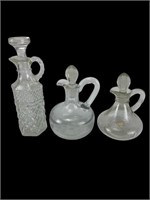 Vintage Oil and Vinegars with Stoppers