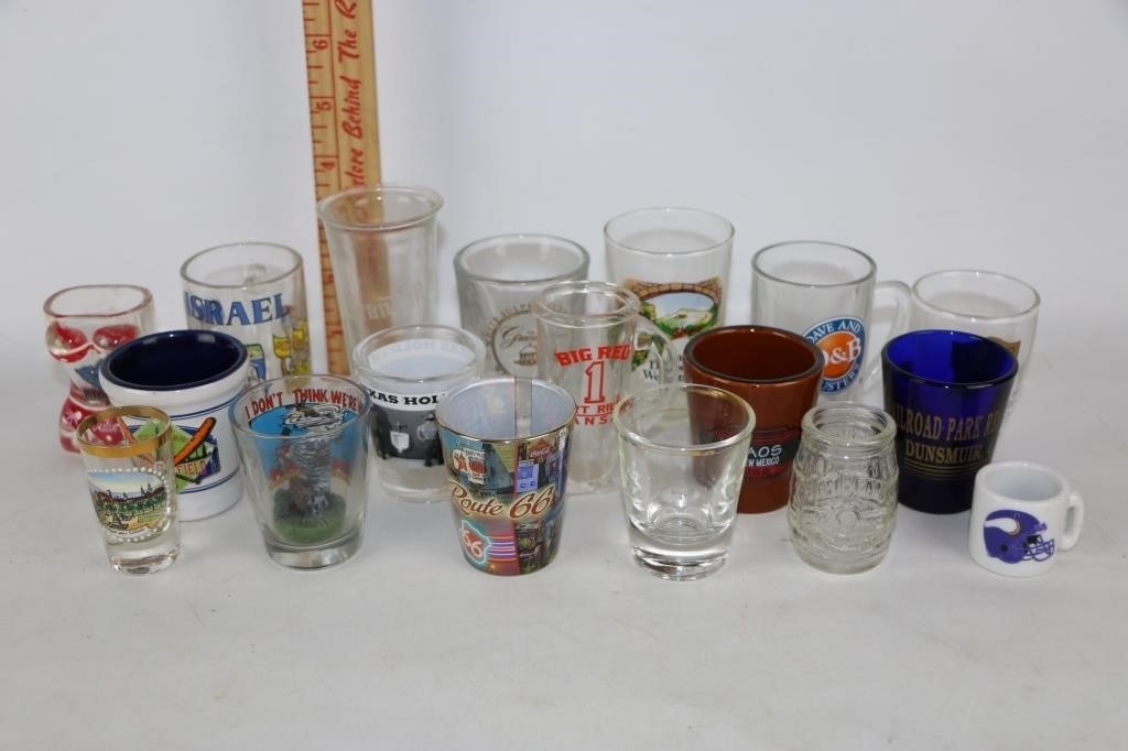 Lot of Collectible Glasses