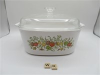 VINTAGE CORNING WARE COVERED CASSEROLE