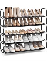 ($34) SONGMICS Shoe Rack - Space-Saving Shoe