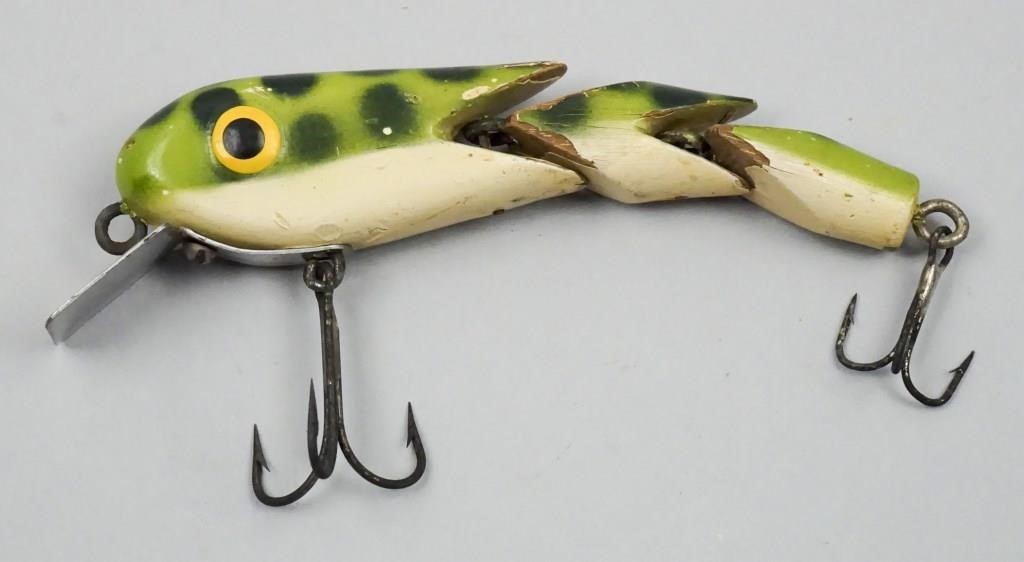 1-26-20 GREAT COLLECTION OF VINTAGE LURES, DECOYS, TACKLE 