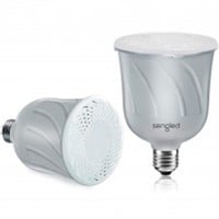 Dimmable LED Light Bulb with Wireless JBL Bluetoo