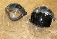Lot of 2 Safety Shield Helmets