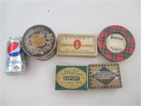 % Anciennes boîtes de cigarettes vintage