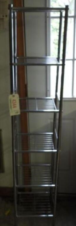 Five tier wire rack (64” x 13” x 11”)