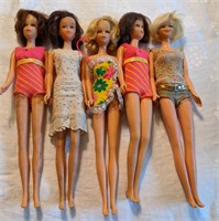 5-Vintage Barbies