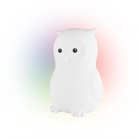 Rechargeable LED Owl Night Light  White