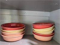 9 Fiesta fiesta ware bowls