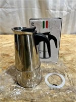 6 cup stainless italian espresso maker