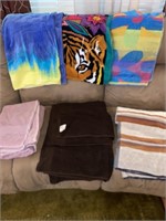 Beach towels beach blanket and one mongrammed