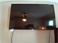 tilting TV wall mount and TV and misc