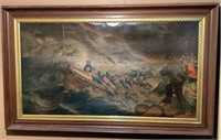Antique Lithograph After Painting by "Thos Brooks"