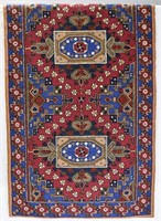 Vintage Hand Woven Turkish Wool Rug