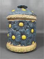 Vintage Floral Covered Canister