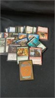 Group of magic cards