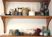 2 Shelf lots assorted items