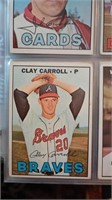 1967 Topps Clay Carroll  Baseball Card