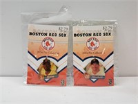 2004 MLB Pins 2 SEALED Boston Red Sox