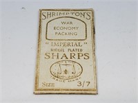 1940's Wartime Sewing Kit Advertising Shrimpton's