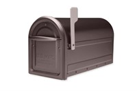 $83  Architectural Post Mount Black Metal Mailbox
