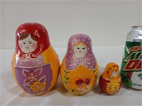 Nesting doll measuring cups