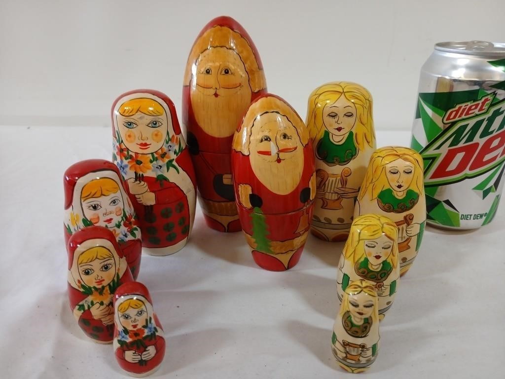 Nesting dolls lot