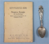 Black Americans Song Book + Sterling Silver Spoon
