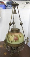 Victorian Kerosene Oil Lamp by John Scott -Antique