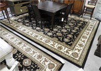 Cambridge Classics floral machined area rug