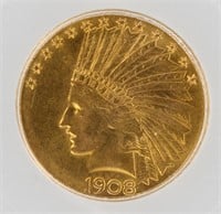 1909 Gold Eagle ICG MS63 $10 Indian Head