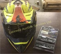 CKX Dirt bike helmet size medium come with goggles
