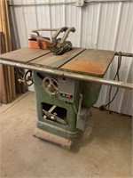 Commercial cast-iron table saw