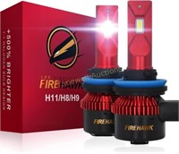 Firehawk 2024 H11/H8/H9/H16 LED Bulbs 25000LM
