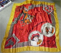 1950's Roy Rogers & Trigger Rayon Scarf