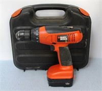 Black & Decker Cordless Drill w/ Box - No Charger