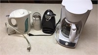 Electric kettle,coffee grinder,can opener