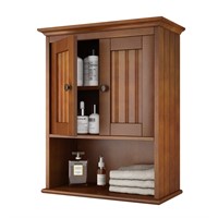 Treocho Wood Wall Cabinet, Bathroom Medicine Cabin