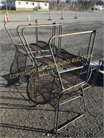 (5) Metal Chairs