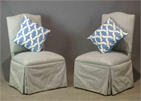 Pair of Decorative Upholstered Chairs
