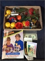 Kid science construction toys system not complete