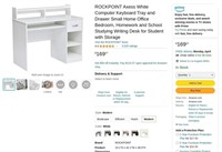 B2312  ROCKPOINT Axess White Desk