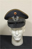 West German Bundeswehr Army Signal Corps Visor Hat
