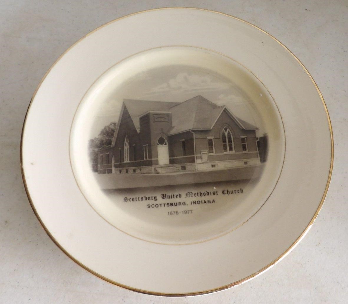 Scottsburg Indiana United Methodist Church Plate