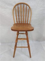 Oak Swivel Bar Chair - Matching Lot 50