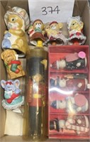 Vintage Decor Lot; Christmas