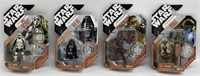 (4) 2007 Star Wars 30th Anniversary Action Figure