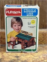 Vintage 1978 Playschool Lincoln logs