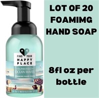 Lot of 20 Foaming Hand Soap 8fl oz per bottle