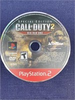 Call of duty 2 special edition bid red one ps2